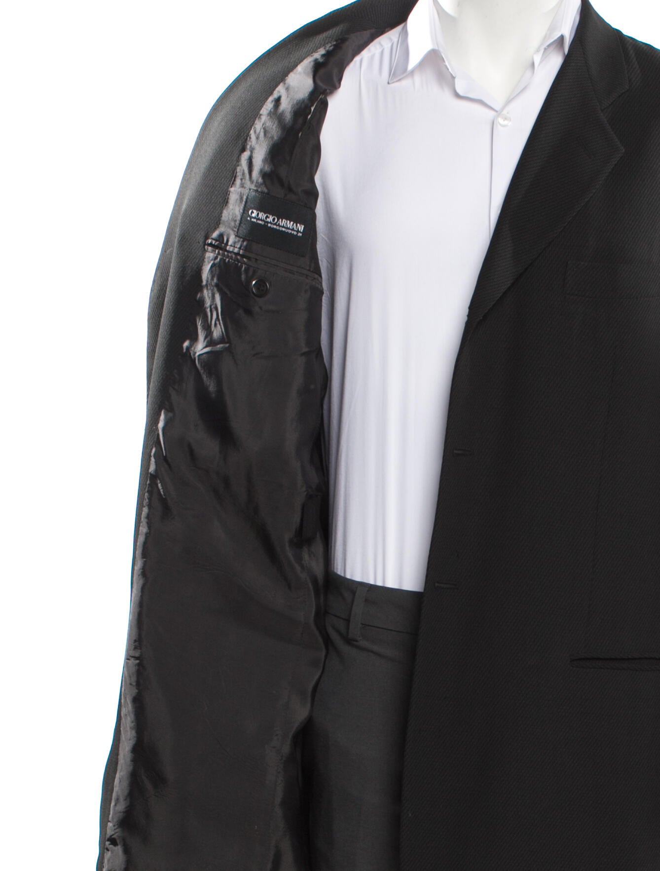 Giorgio Armani Wool Overcoat